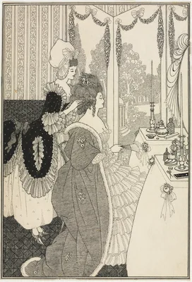 The Toilet, from The Rape of the Lock by Alexander Pope — Aubrey Beardsley