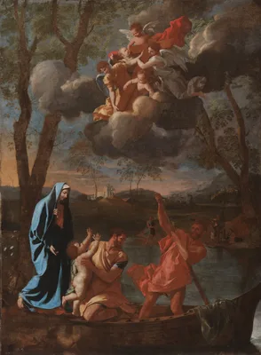 The Return of the Holy Family to Nazareth — Niccolo Pussino