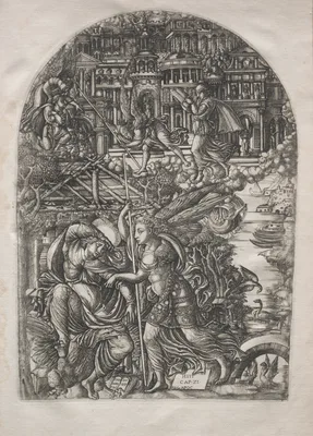 The Apocalypse:  The Angel Shows St. John the New Jerusalem — Jean Duvet