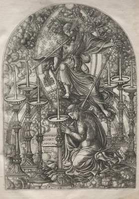 The Apocalypse:  St. John Sees Seven Golden Candlesticks — Jean Duvet