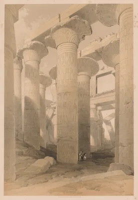 Egypt and Nubia:  Volume II - No. 14, Karnak — Louis Haghe