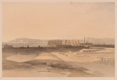 Egypt and Nubia:  Volume II - No. 32, Karnak — Louis Haghe