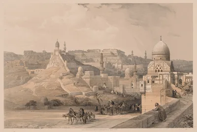 Egypt and Nubia:  Volume III - No. 34, The Citadel of Cairo, Residence of Mehemet Ali — Louis Haghe