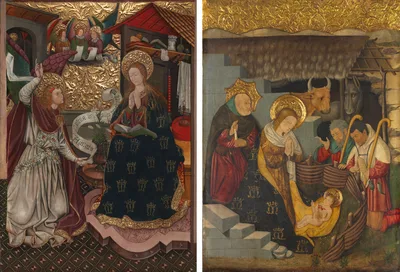 The Annunciation and The Nativity — Jaume Ferrer II