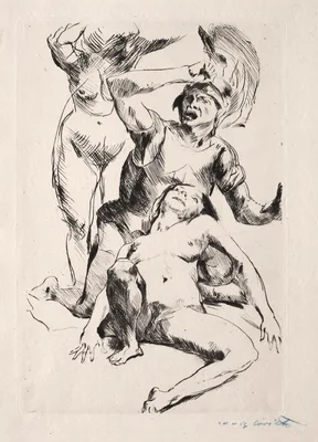 Theseus and Ariadne — Lovis Corinth