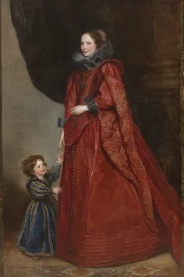 A Genoese Lady with Her Child — Anthony van Dyck