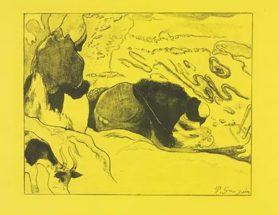 Volpini Suite: Laundresses (Les Laveuses) — Paul Gauguin
