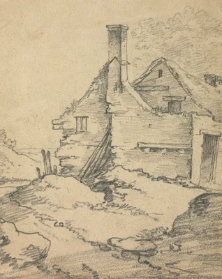 Houses in a Landscape — Benjamin Barker