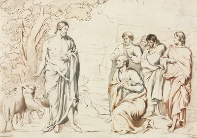 Christ and His Disciples — Joseph Brett