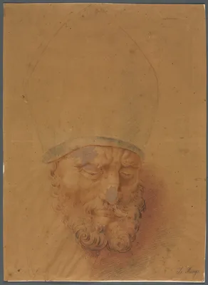 Head of a Bishop — Anton Raphael Mengs