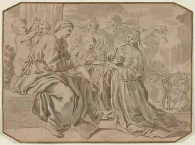 Mystic Marriage of St. Catherine — Niccolo Pussino