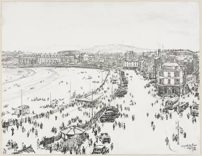 Weymouth and Distant Portland — Muirhead Bone