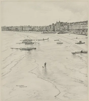 Weymouth Bay, The Off Season — Muirhead Bone
