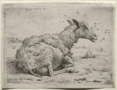 The Sheep and the Flies — Karel Dujardin