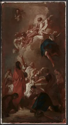 Sketch for "The Assumption of the Virgin" (for St. James, Zbraslav, near Prague)? — Giovanni Battista Piazzetta