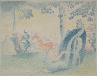 In the Park — Henri-Edmond Cross