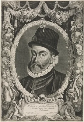 Portrait of Philip II, King of Spain — Jonas Suyderhoef