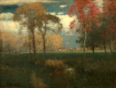 Sunny Autumn Day — George Inness