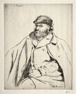 Portrait of Paul Cézanne — Camille Pissarro