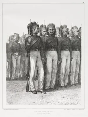 Infanterie Turque, Chasseurs — Auguste Raffet