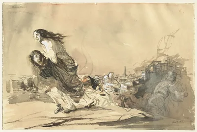"The German troups received the formal order to spare private property" — Jean-Louis Forain