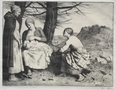 Woman and Child — William Strang