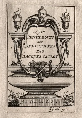 Les Penitents:  Frontispiece — Abraham Bosse