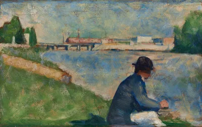 Study for "Bathers at Asnières" — Georges Seurat