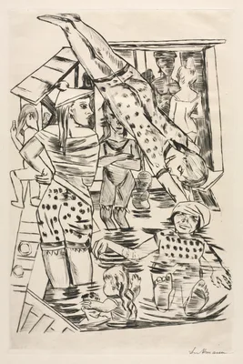 Women's Bath — Max Beckmann