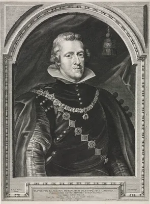 Portrait of Philip IV — Paulus Pontius
