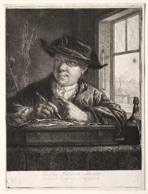 Self-Portrait — Georg Friedrich Schmidt