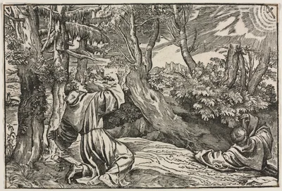 Saint Francis Receiving the Stigmata — Niccolò Boldrini