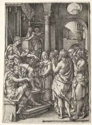The Story of Susanna: Susanna Accused of Adultery — Heinrich Aldegrever