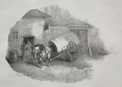 Cheval de charrette sorti des limons — Théodore Géricault