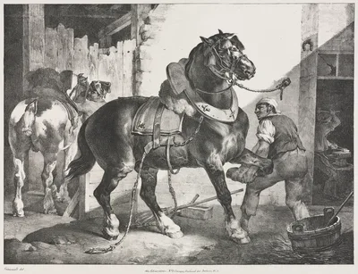 The French Blacksmith — Théodore Géricault