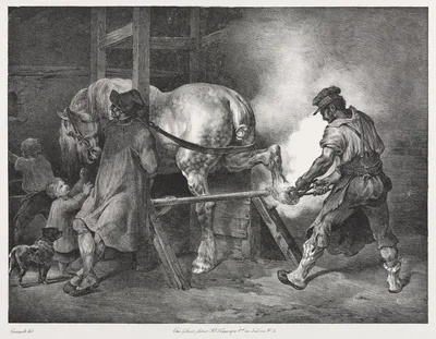 The Flemish Blacksmith — Théodore Géricault