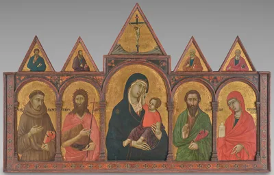 Virgin and Child with Saints — Ugolino di Nerio