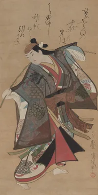 Sanjo Kantaro II in the Role of Urashima Taro — Kaigetsudō Ando