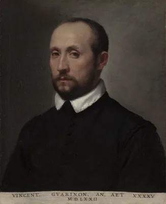 Portrait of Vincenzo Guarignoni — Giovanni Battista Moroni