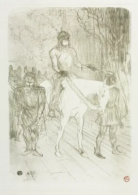 Entrée de Brasseur, dans Chilpéric — Henri de Toulouse-Lautrec