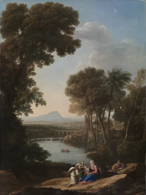 Rest on the Flight into Egypt — Claude Lorrain