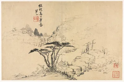 Landscapes in Various Styles after Old Masters — Mei Qing