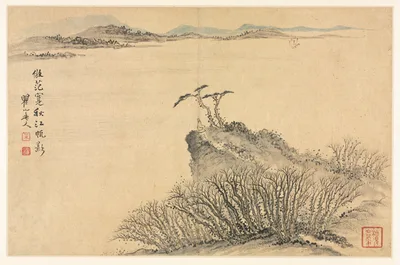 Landscapes in Various Styles after Old Masters — Mei Qing