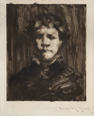 Head of a Boy — William Merritt Chase