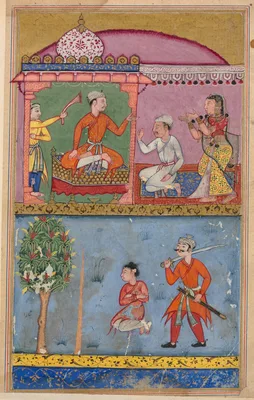 Page from Tales of a Parrot (Tuti-nama): text page