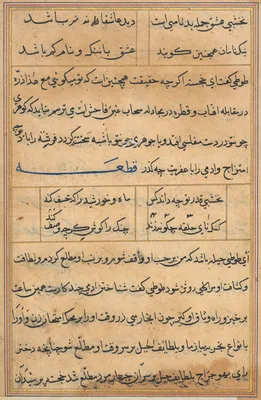 Page from Tales of a Parrot (Tuti-nama): text page