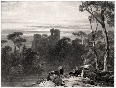 Bothwell Castle — Richard Parkes Bonington