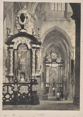 Architecture of the Middle Ages:  St. Andre, Antwerp — Joseph Nash