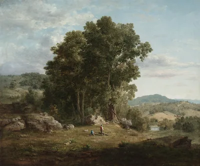 The Wood Chopper — George Inness