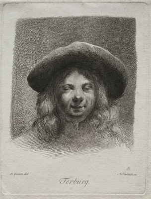 Portrait of Gerard Terborch — Adam Bartsch